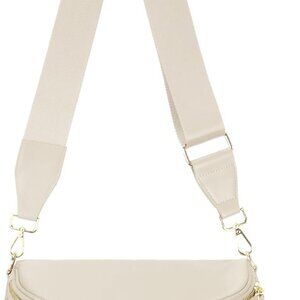 Trendy Beige Fanny Pack with Adjustable Strap - Chic Crossbody Purse for Women